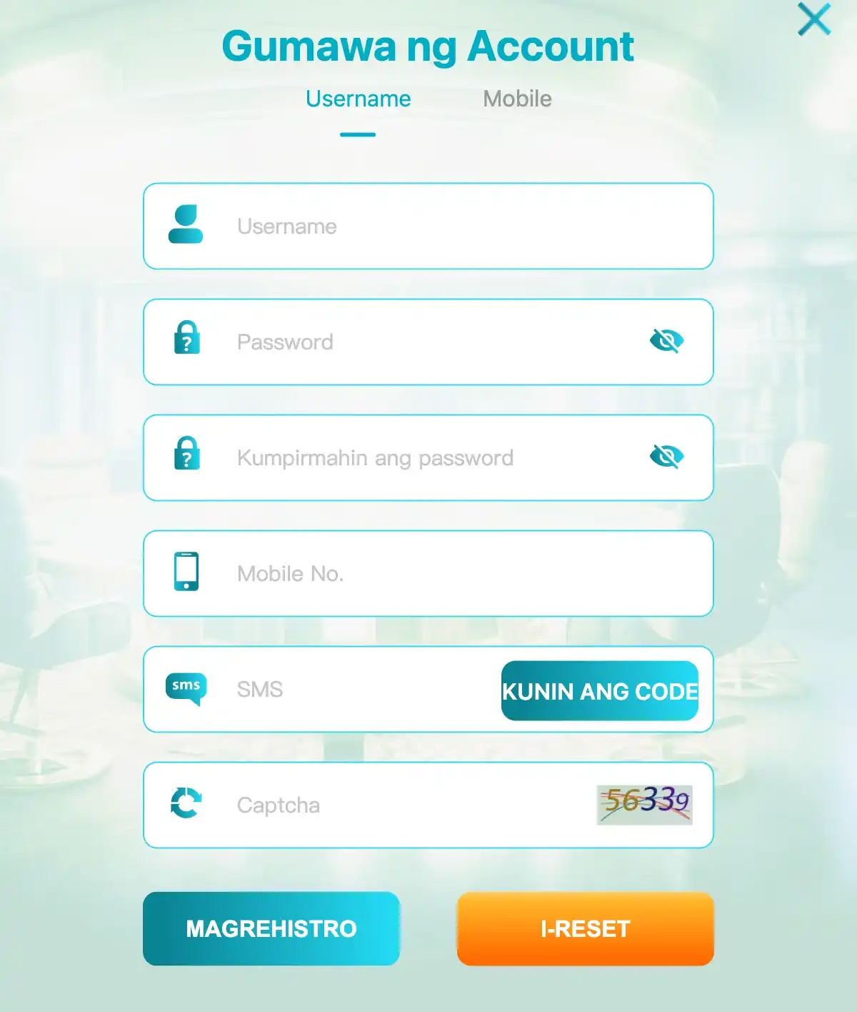 bet86 register page with simple sign up process, fast login access, and smooth online casino experience